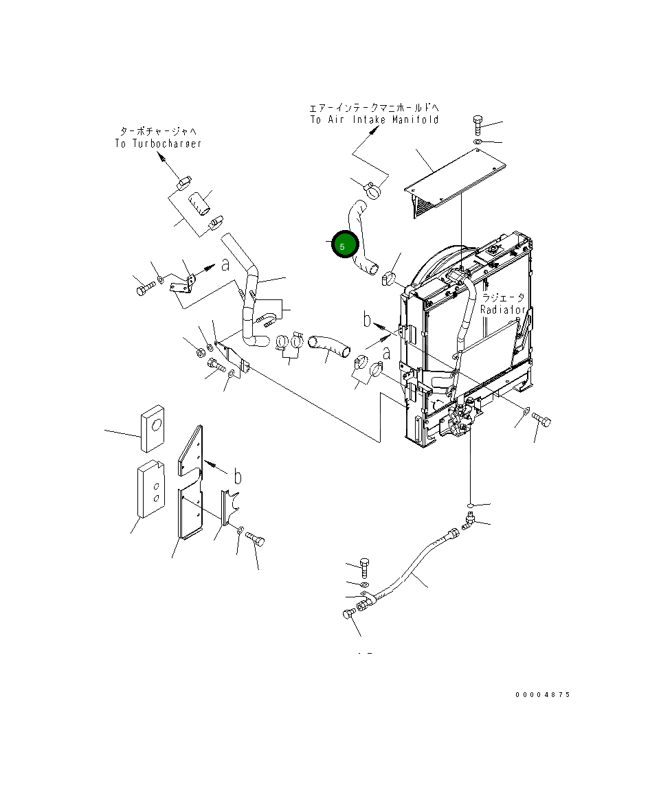 Шланг 22U-01-22240 Komatsu