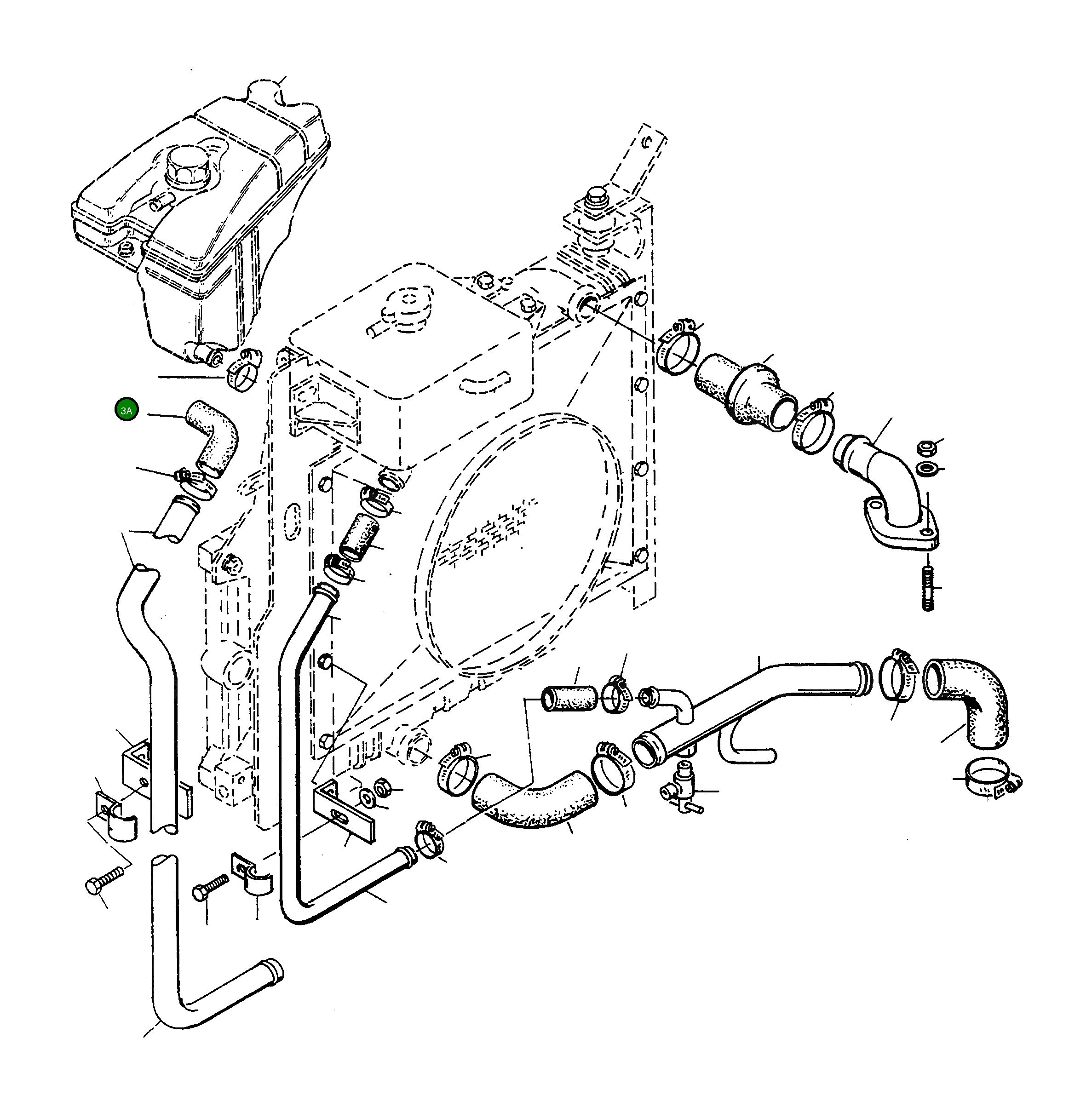 Шланг 4250423M1 Komatsu