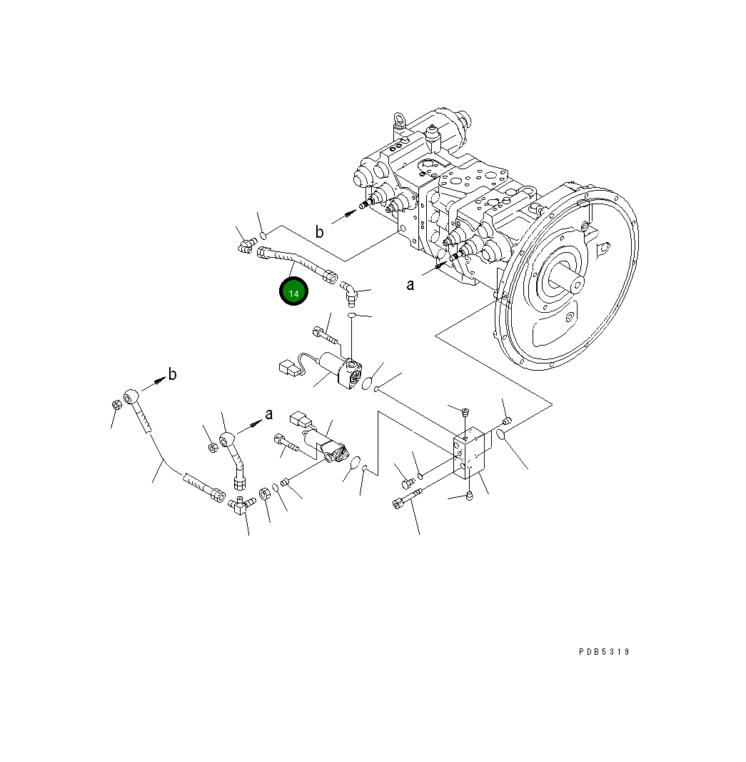 Шланг 708-2L-29430 Komatsu