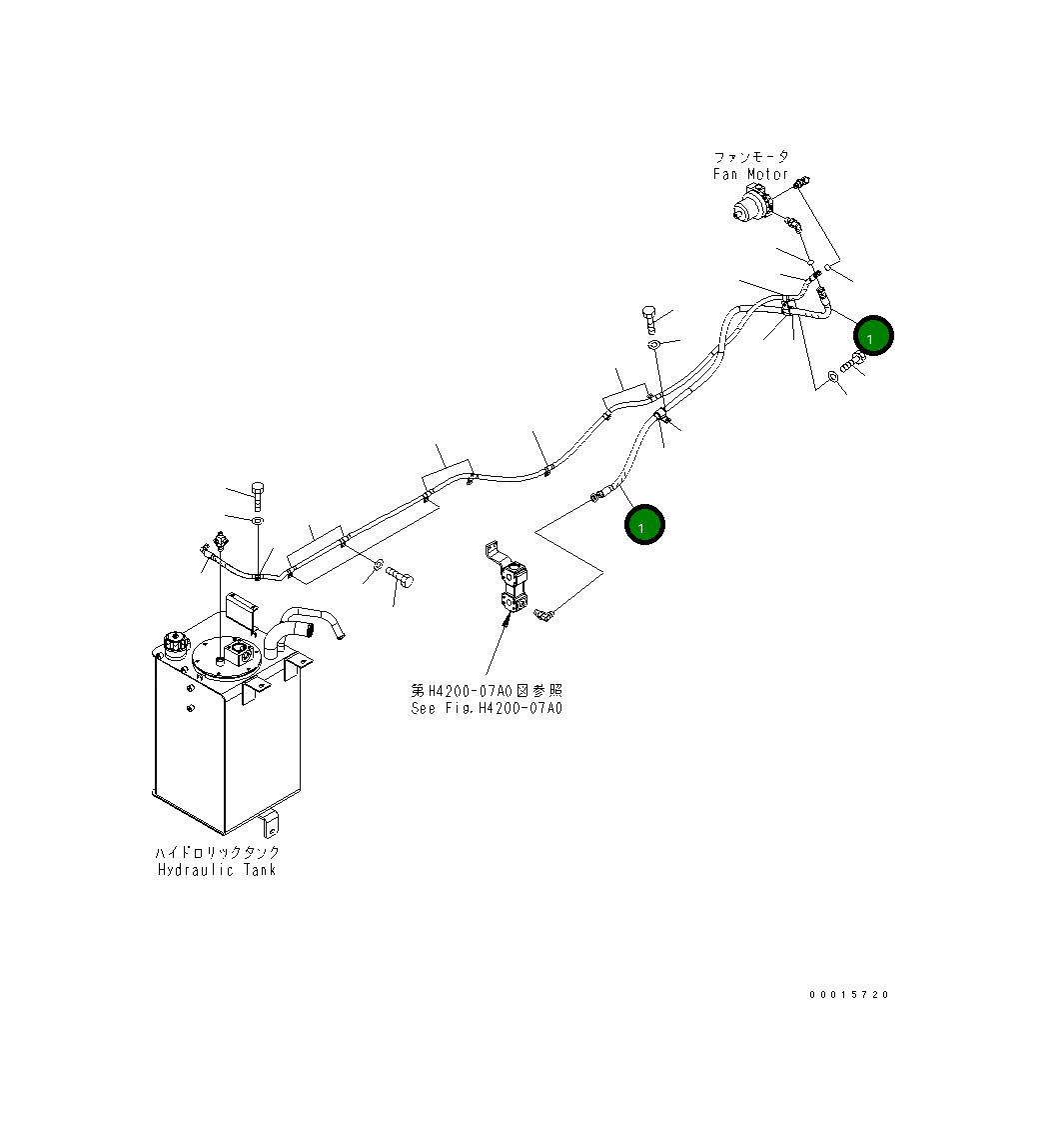 Шланг 418-03-33323 Komatsu