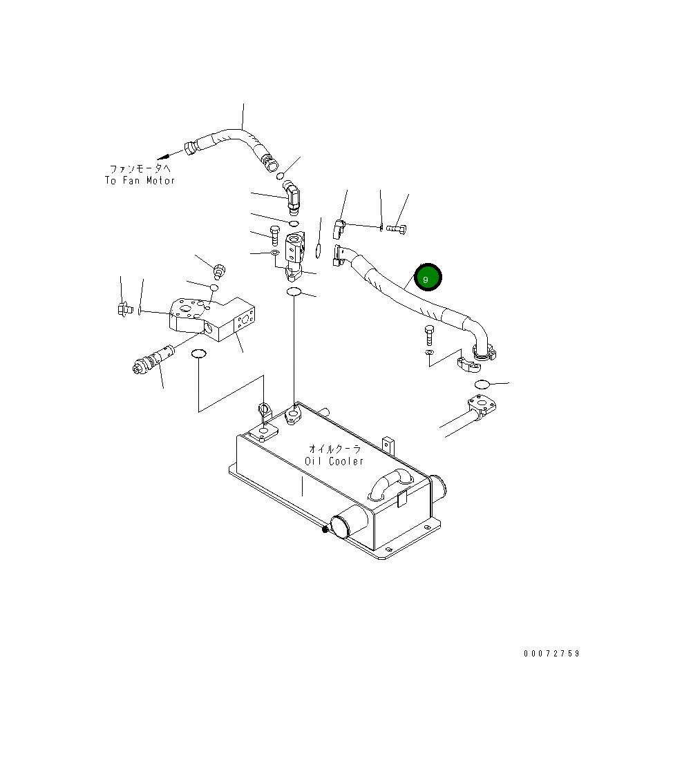 Шланг 426-03-35250 Komatsu