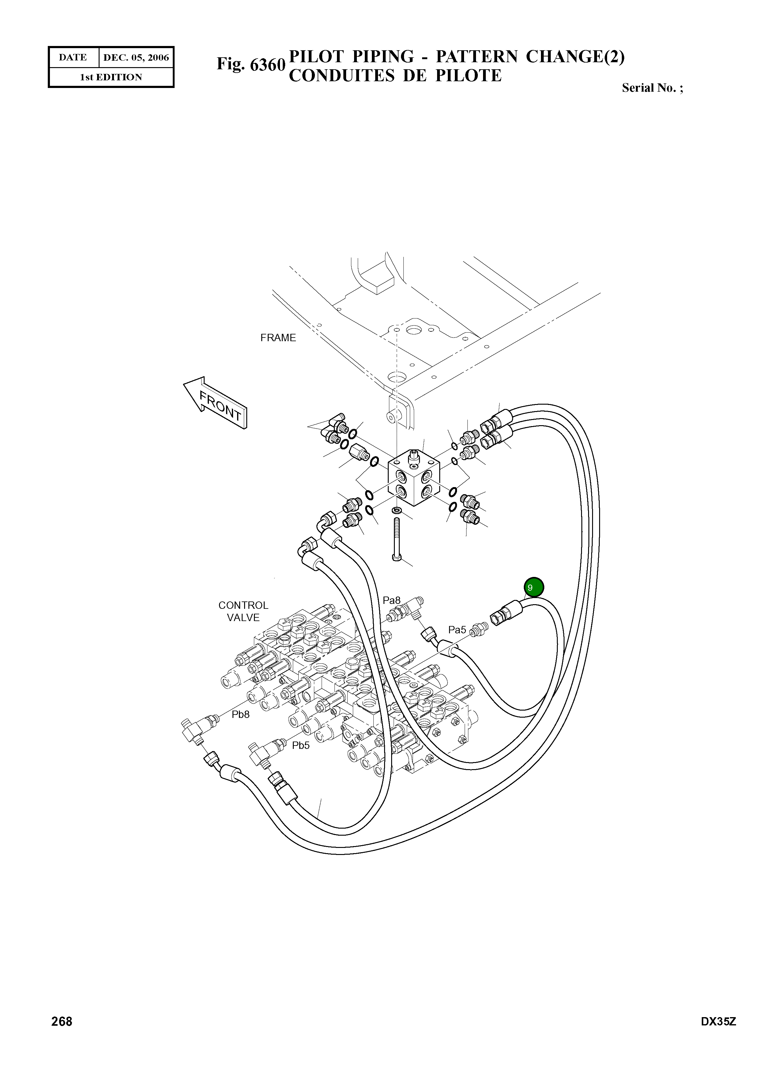 Шланг DS2093315 Komatsu