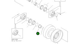 Втулка 10S-30-22390 Komatsu