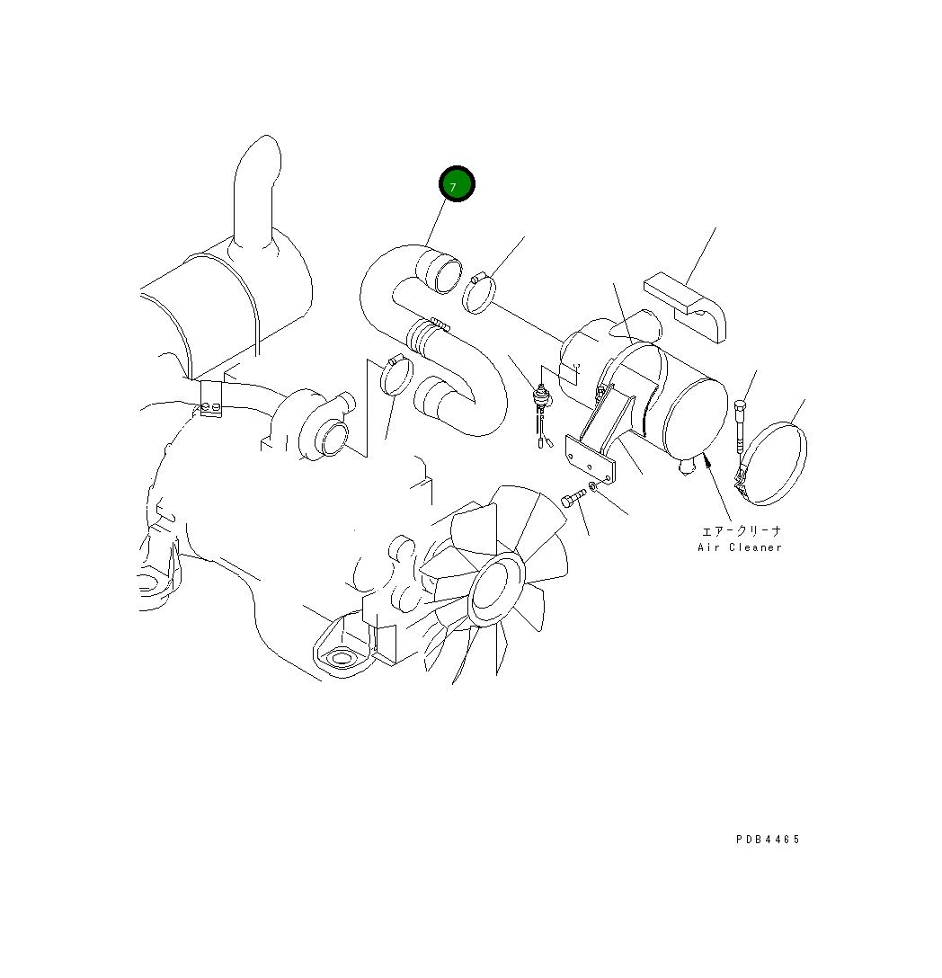 Шланг 22U-01-11111 Komatsu