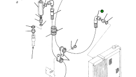 Шланг 21D-09-91400 Komatsu