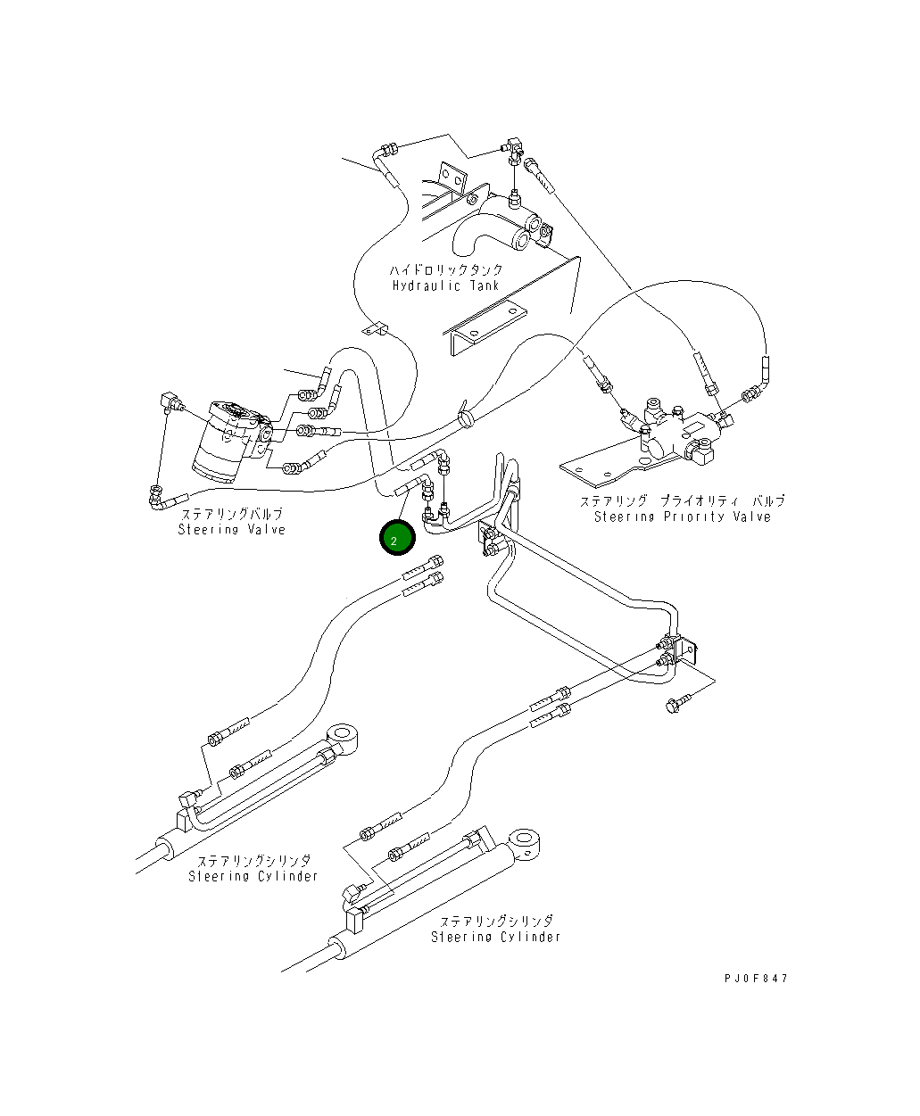 Шланг 415-62-21261 Komatsu