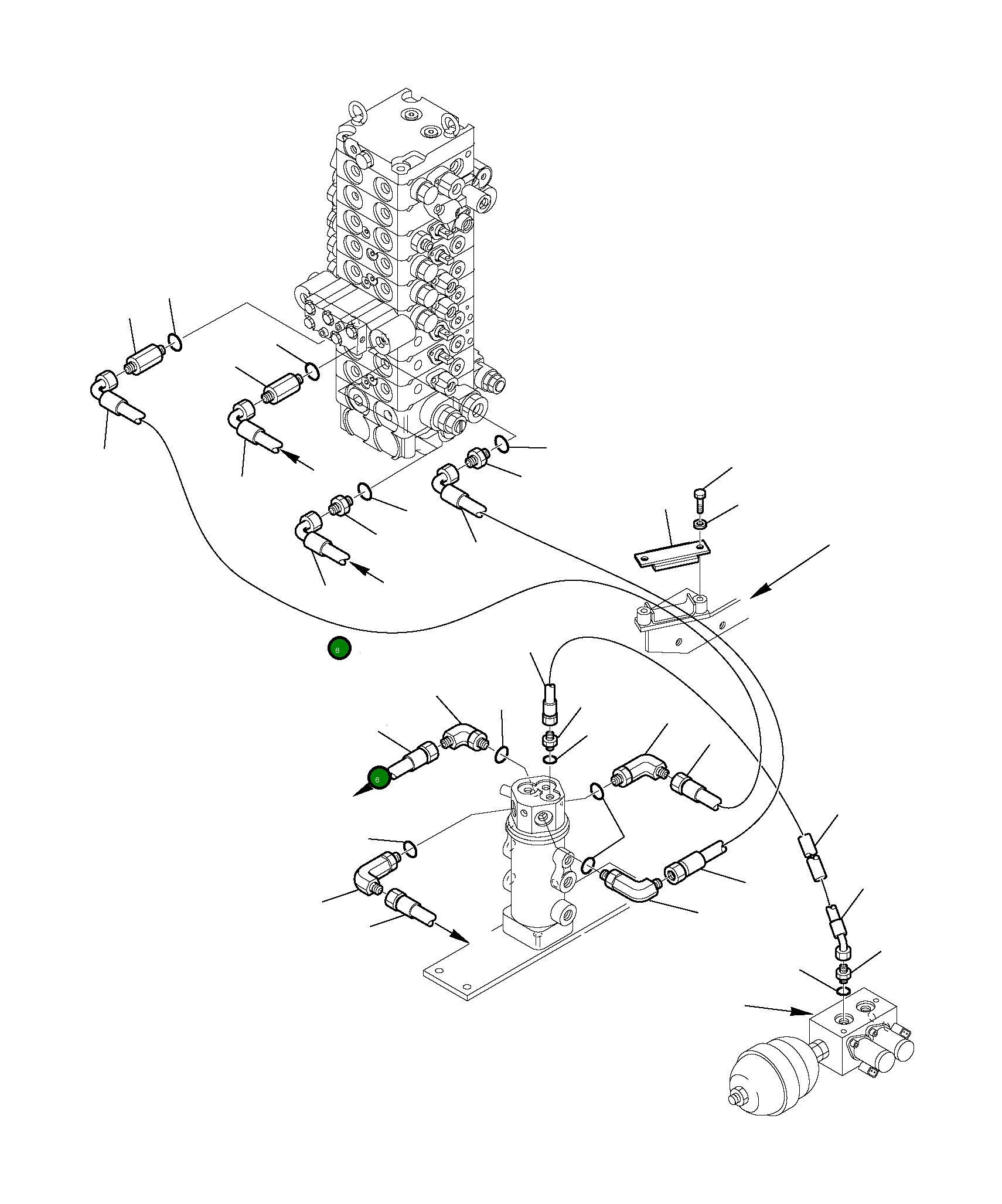 Шланг 392075004 Komatsu