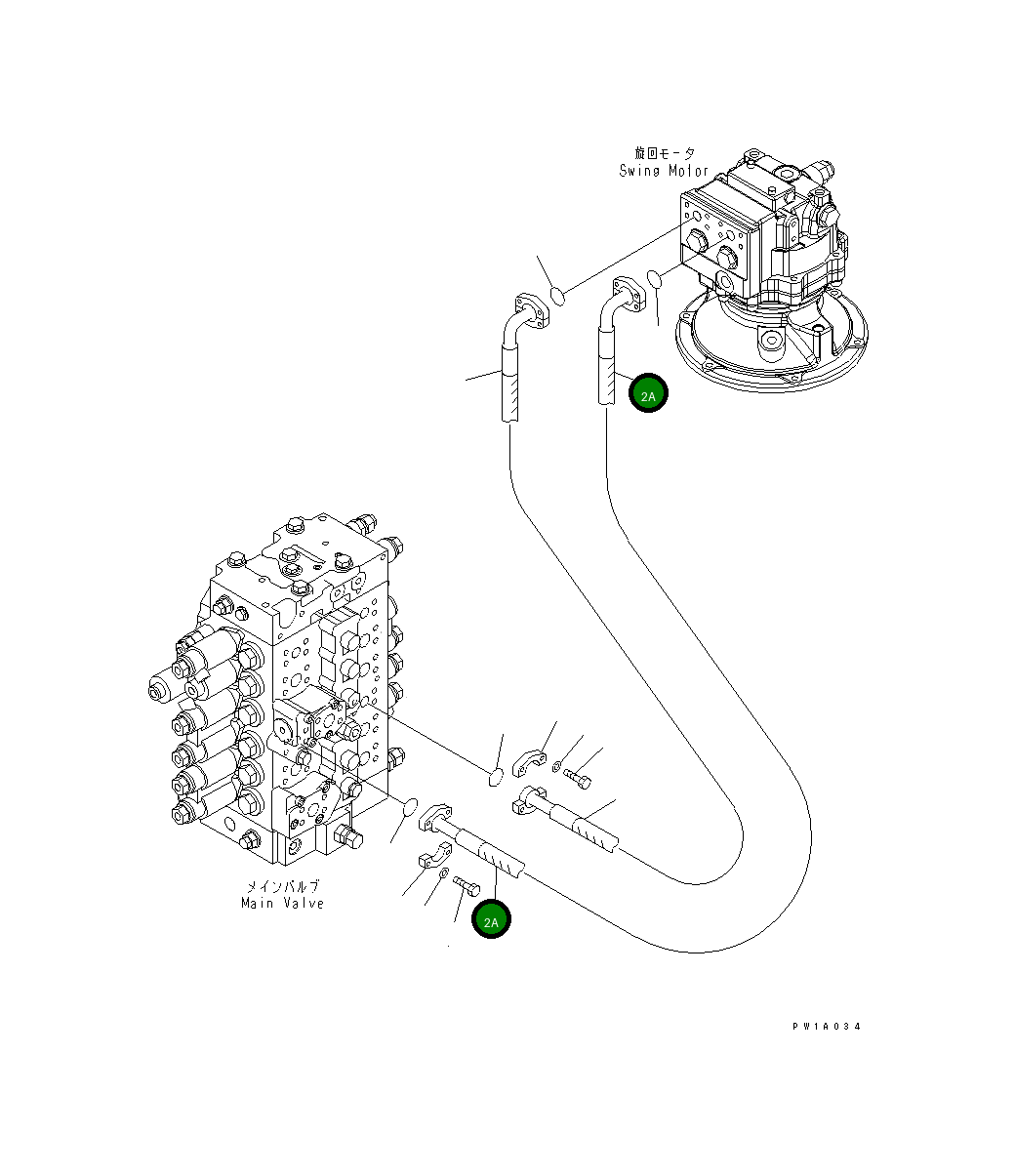 Шланг 22U-62-23970 Komatsu