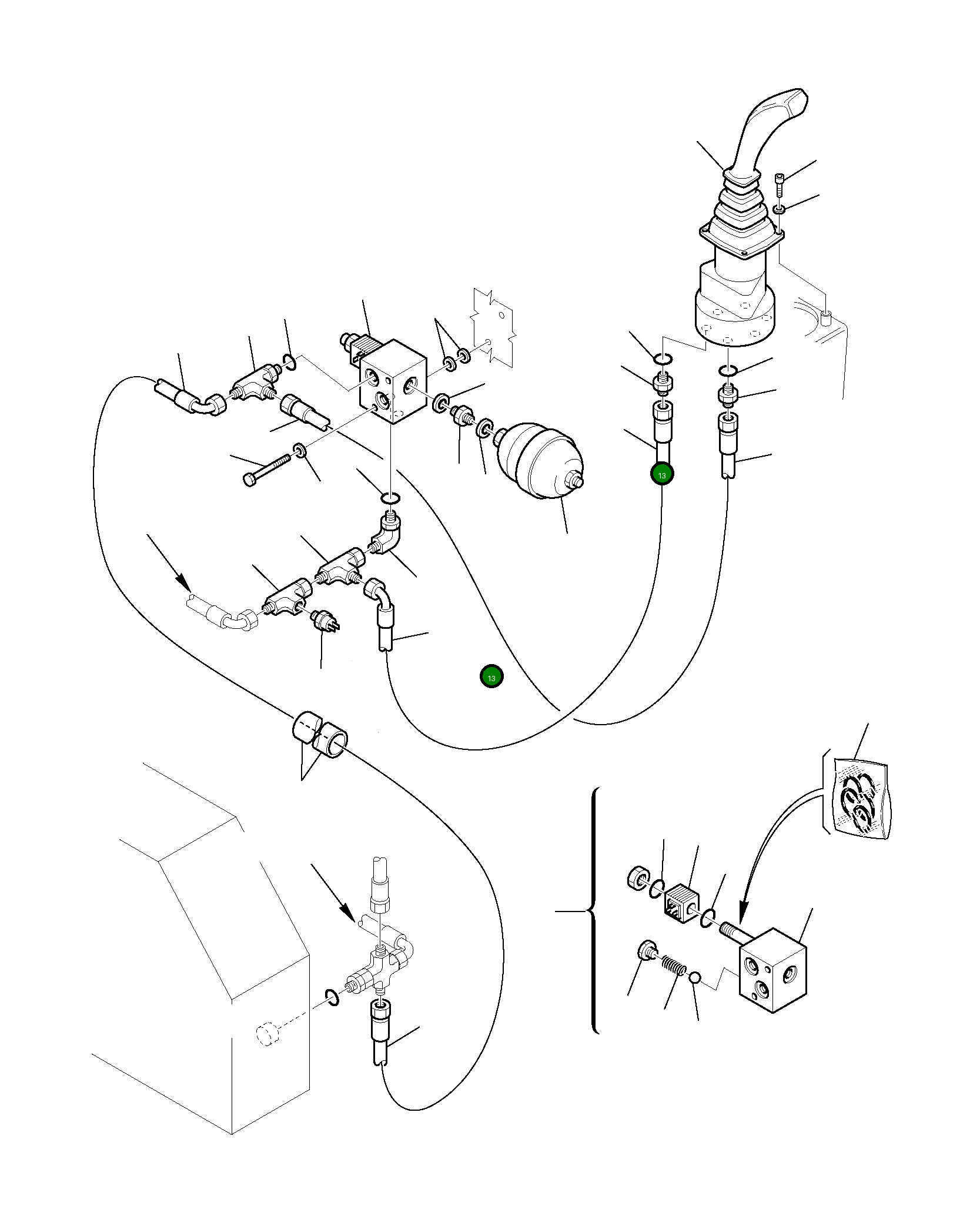 Шланг 392363042 Komatsu