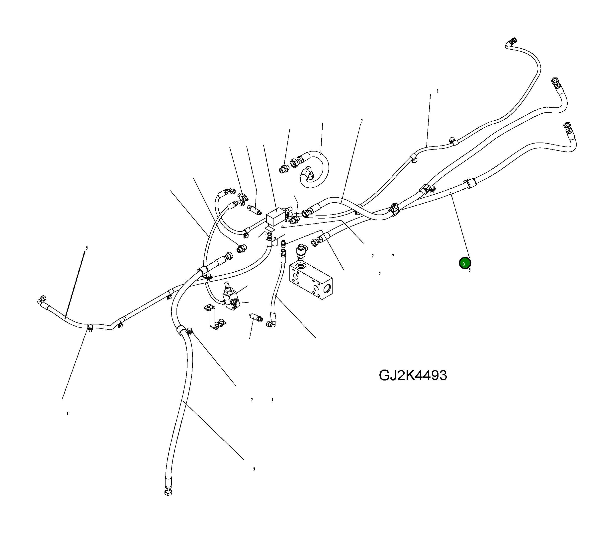 Шланг 418-03-H3200 Komatsu
