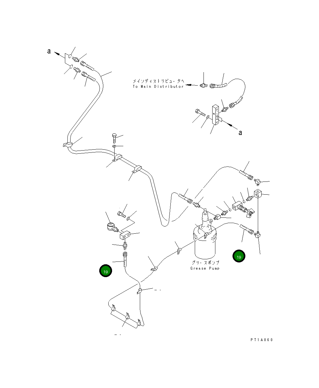 Шланг 21T-72-76811 Komatsu