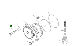Винт M8X1.25X60 3895438 Komatsu