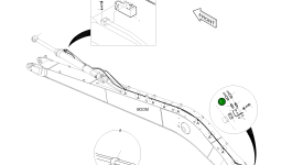 Шланг 2184-1046D271 Komatsu