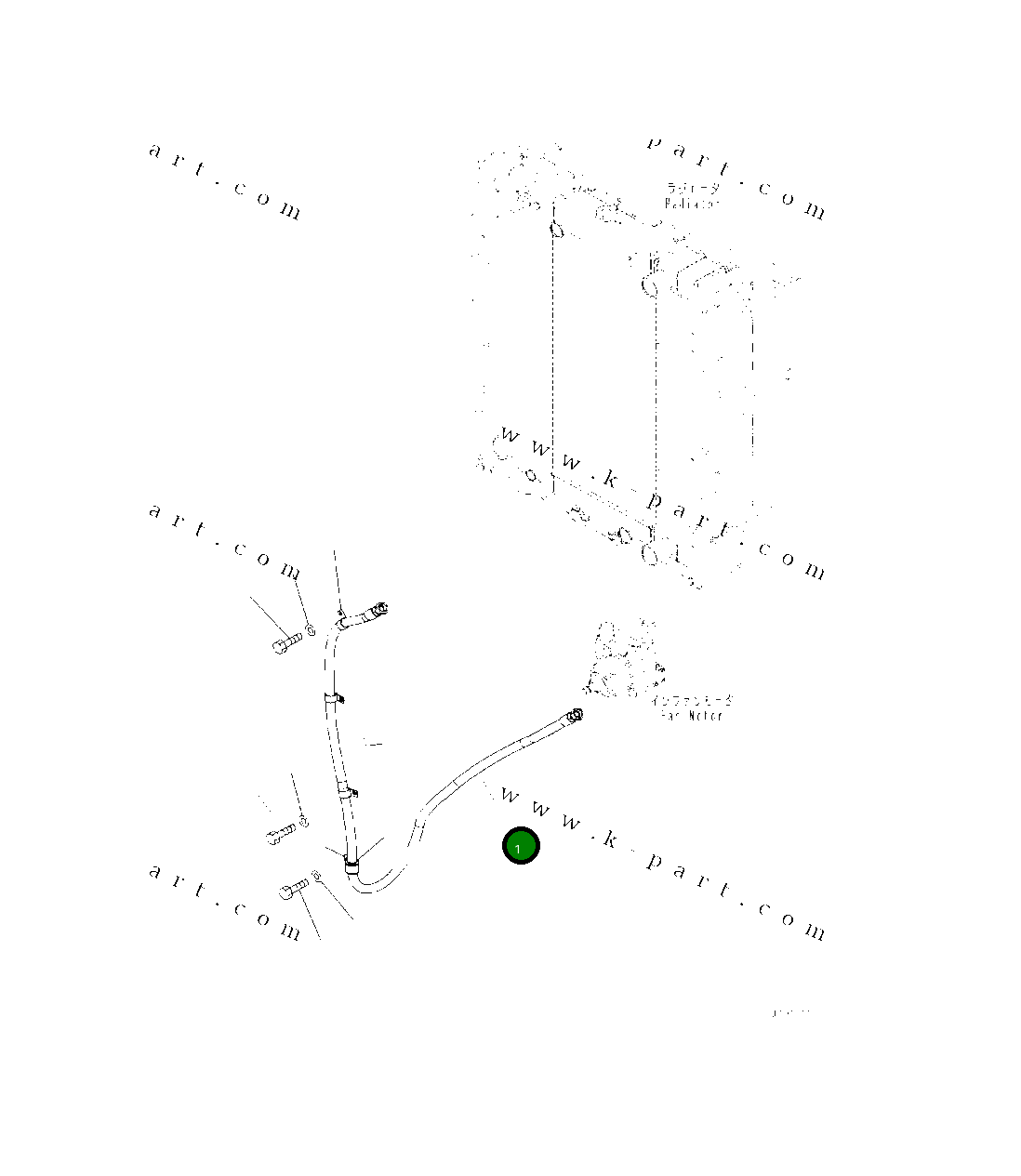 Шланг 418-03-53320 Komatsu