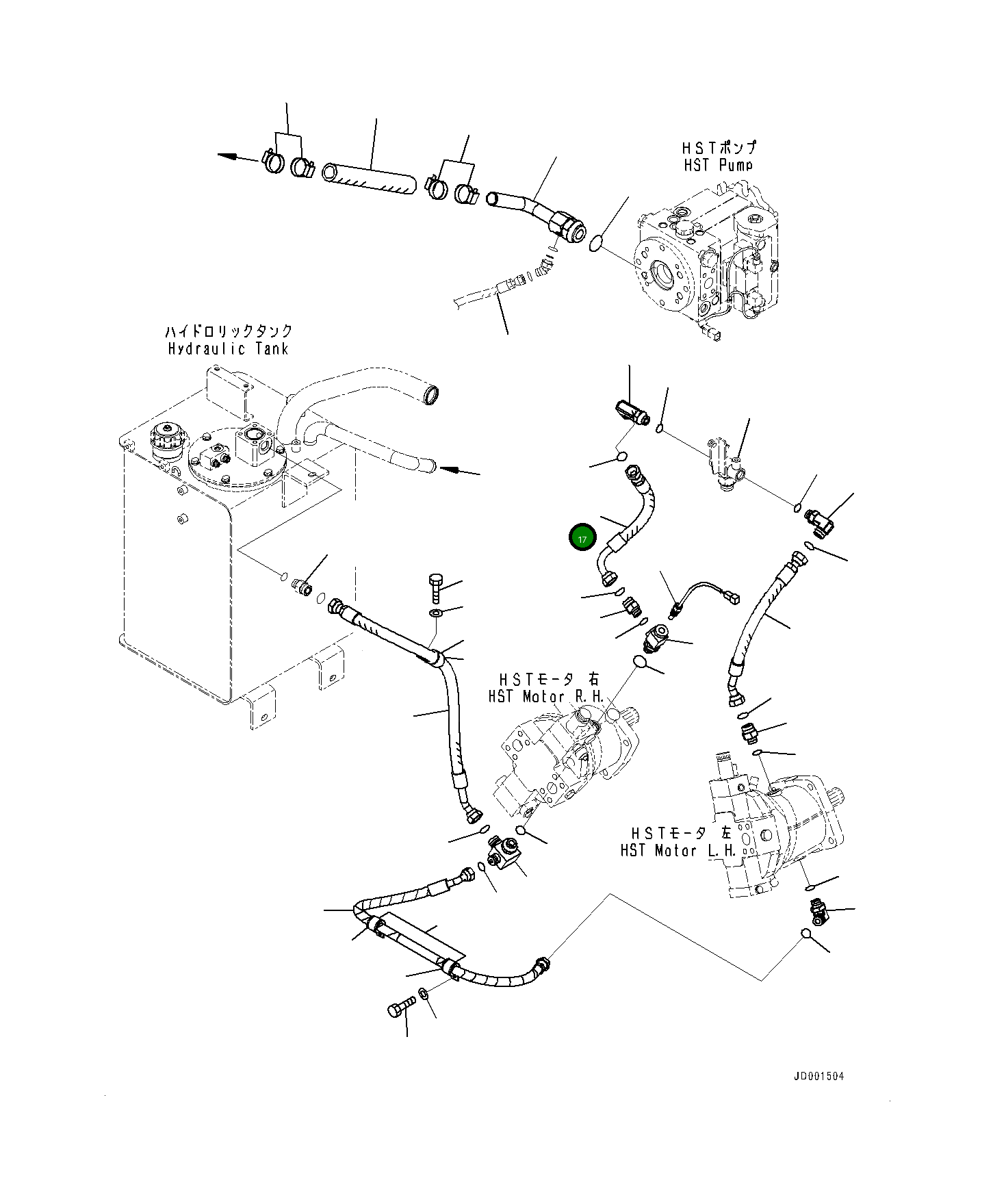 Шланг 419-18-32262 Komatsu