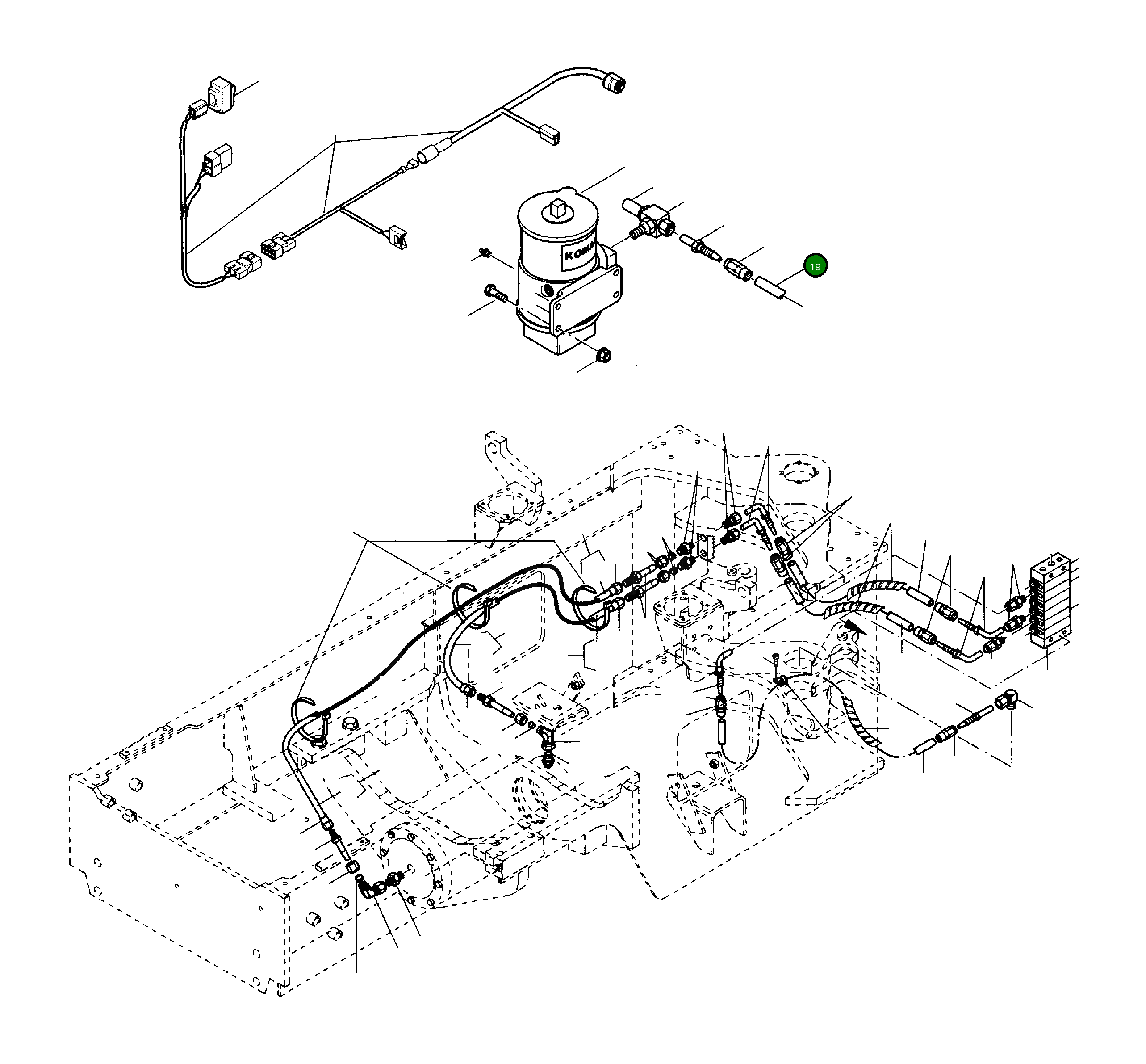 Шланг 421-S95-HP91 Komatsu