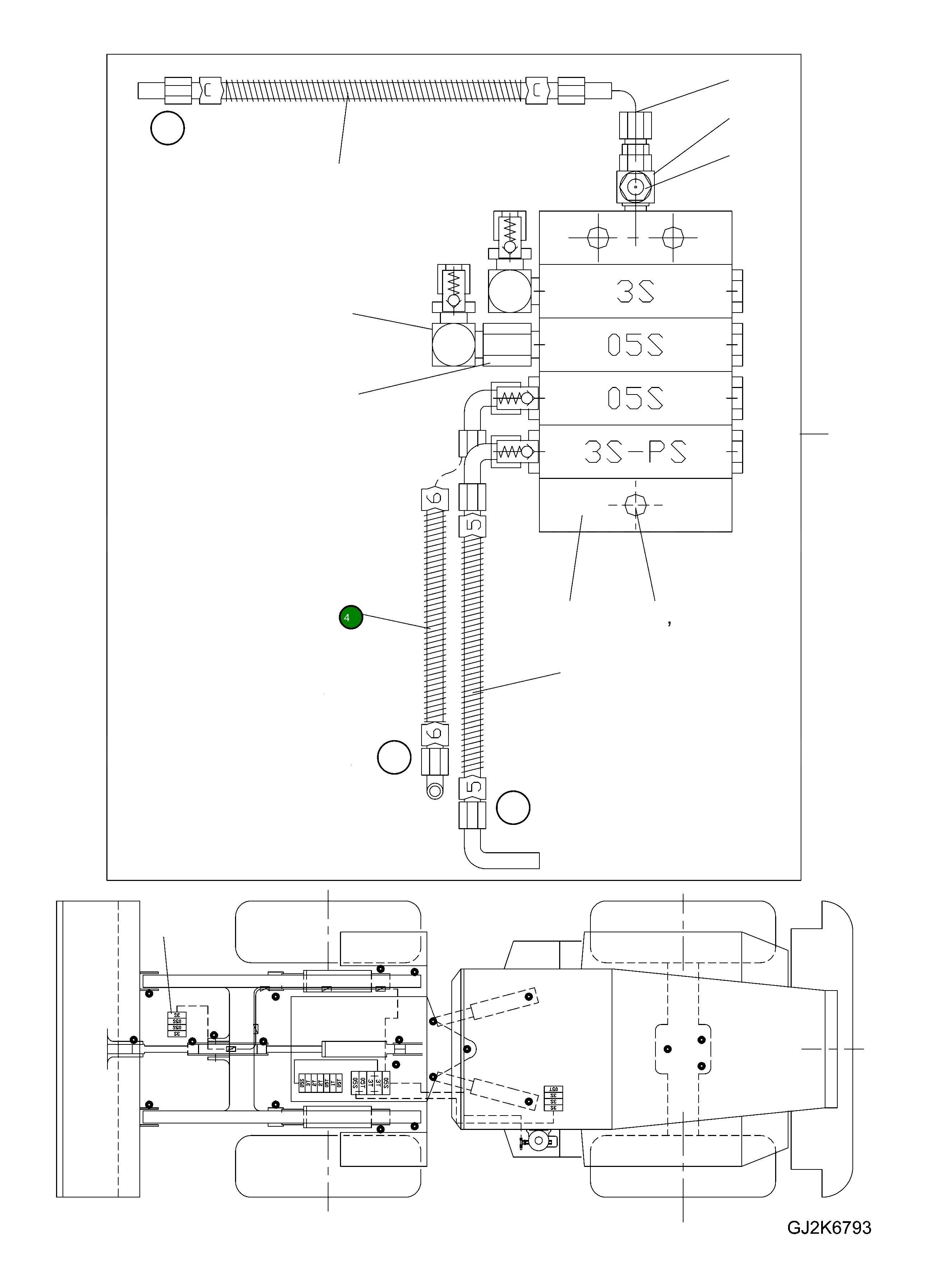 Шланг 423-09-H4110 Komatsu