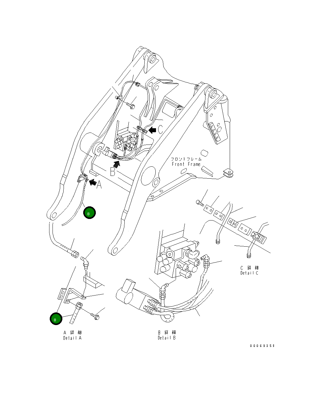 Шланг 417-879-A210 Komatsu