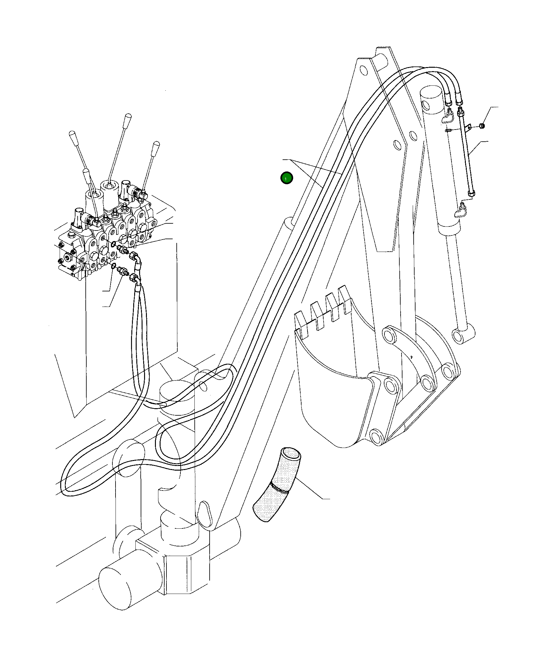 Шланг UE1200028 Komatsu