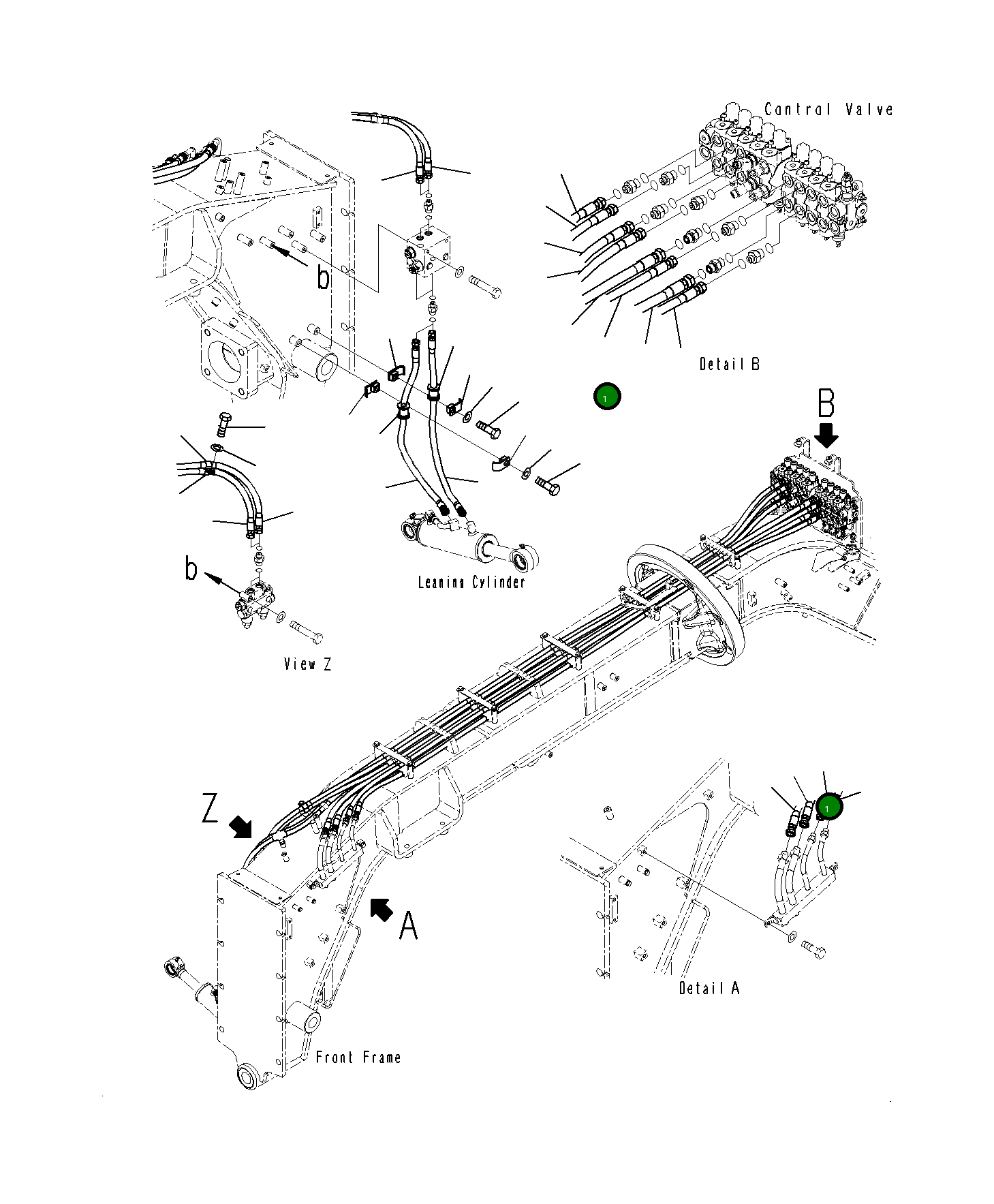 Шланг 23H-60-15381 Komatsu