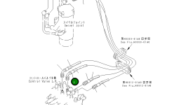 Шланг 21X-62-22920 Komatsu