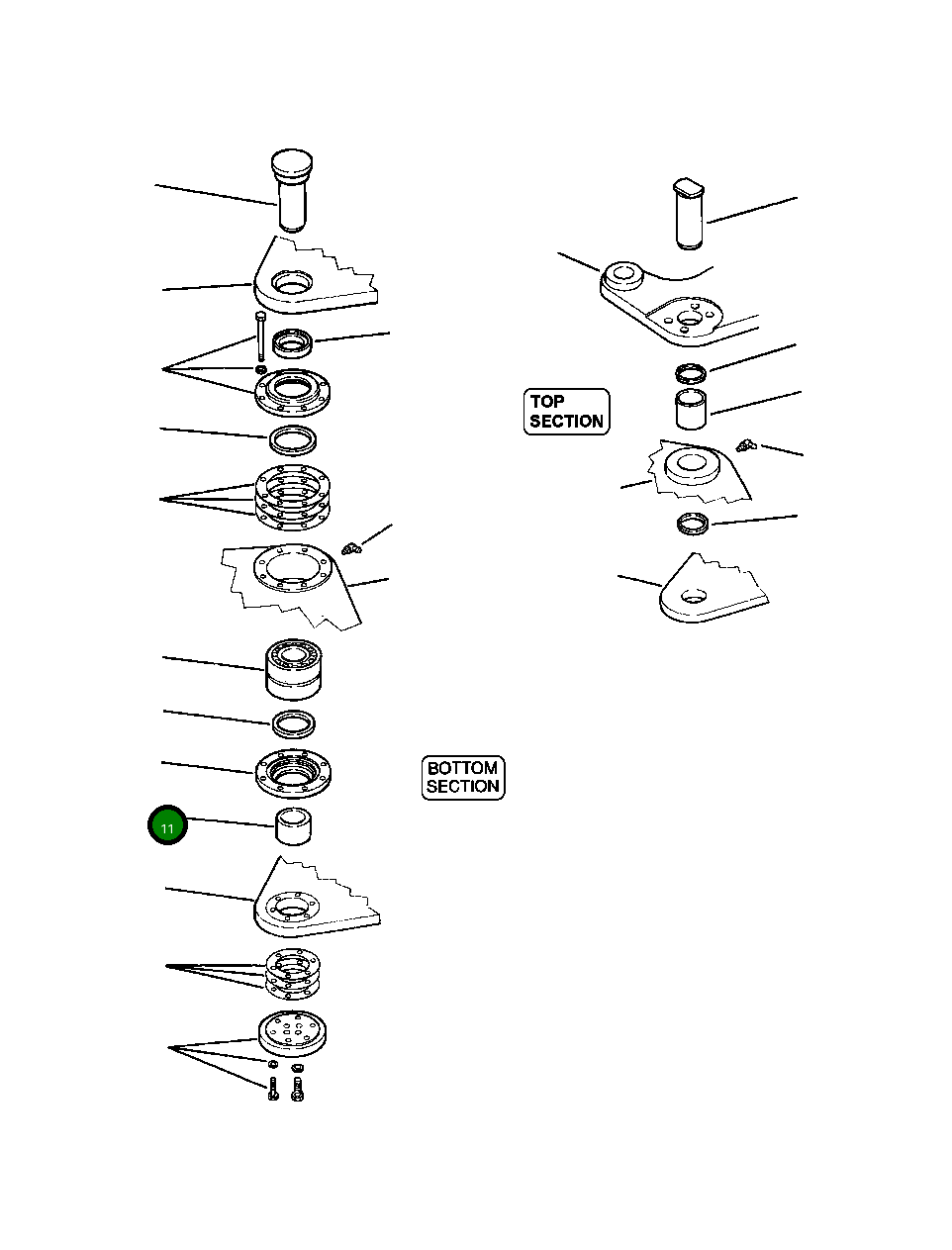 Втулка 1438 170 H1 Komatsu