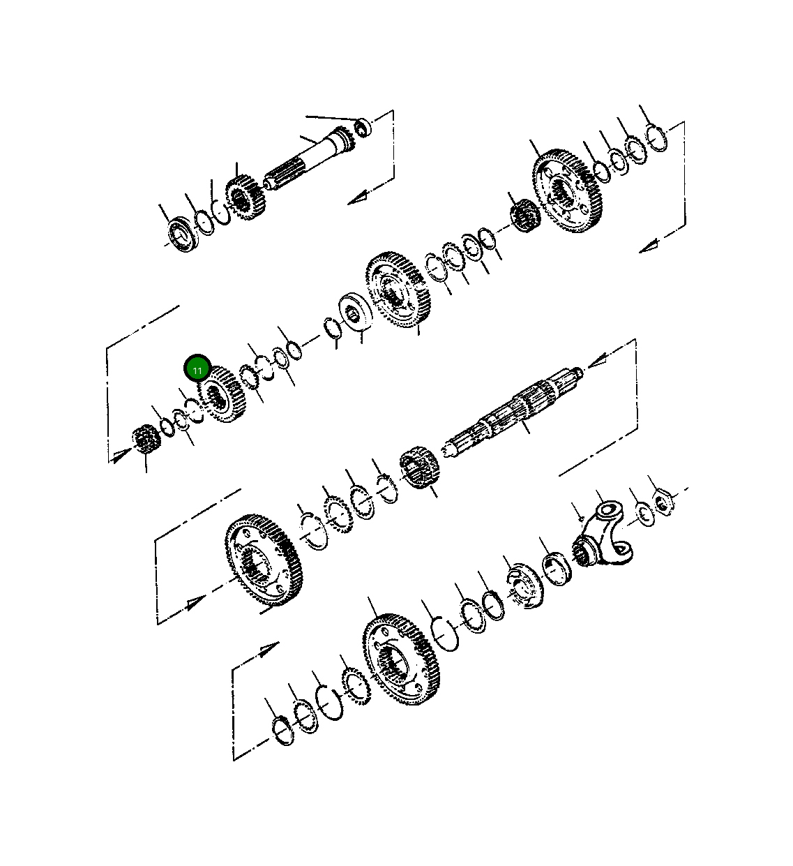 Шестерня, 4TH 134 077 Komatsu