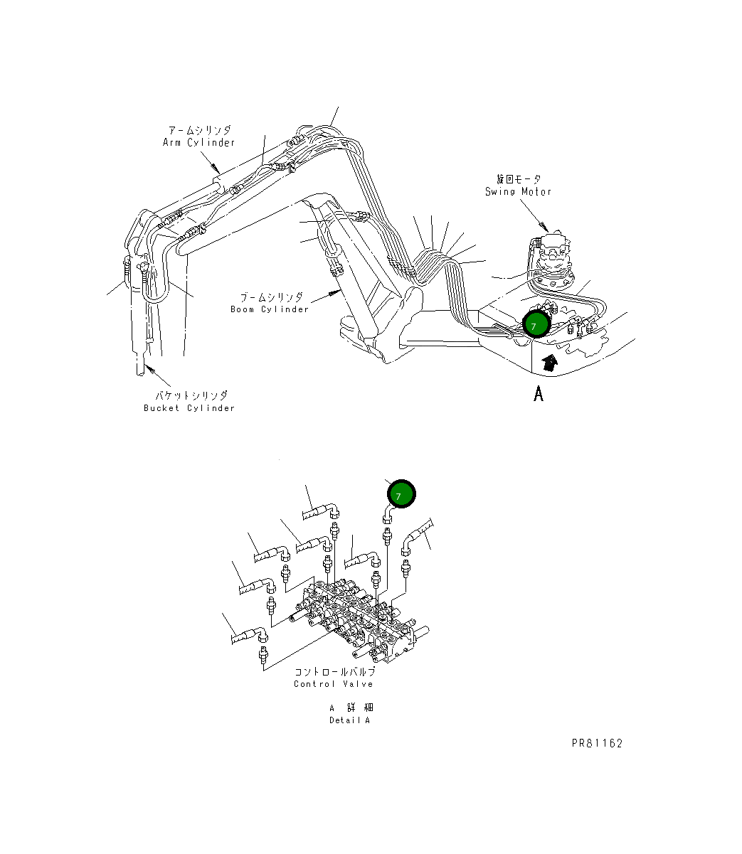 Шланг YM172423-78170 Komatsu