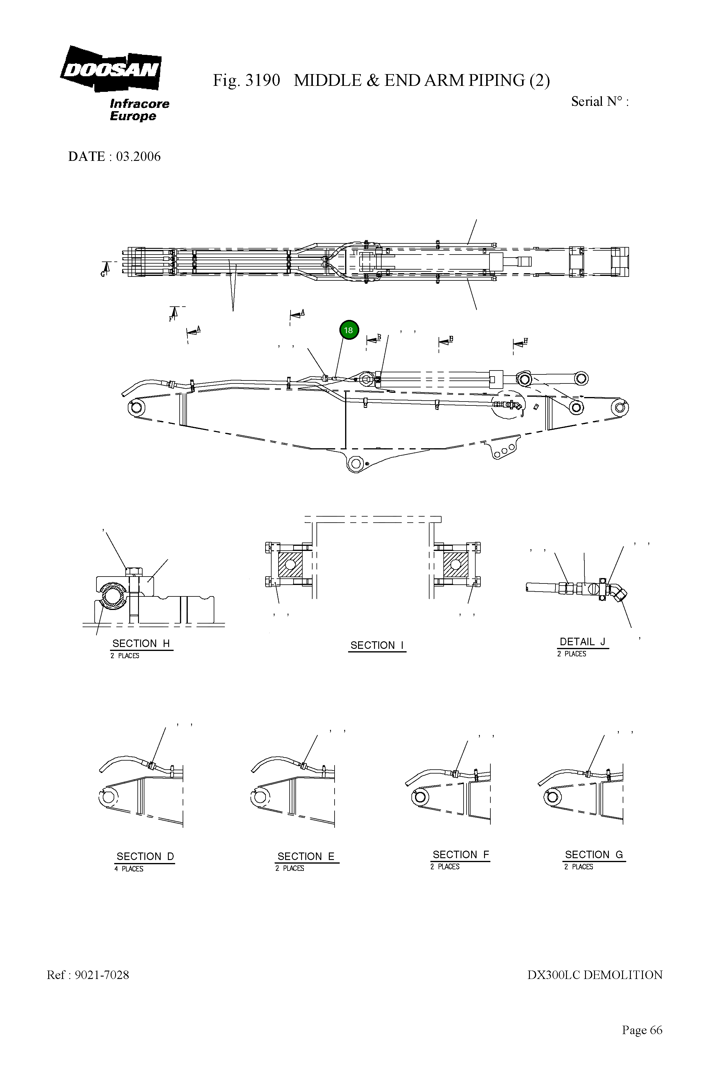 Шланг 9184-1055D4 Komatsu