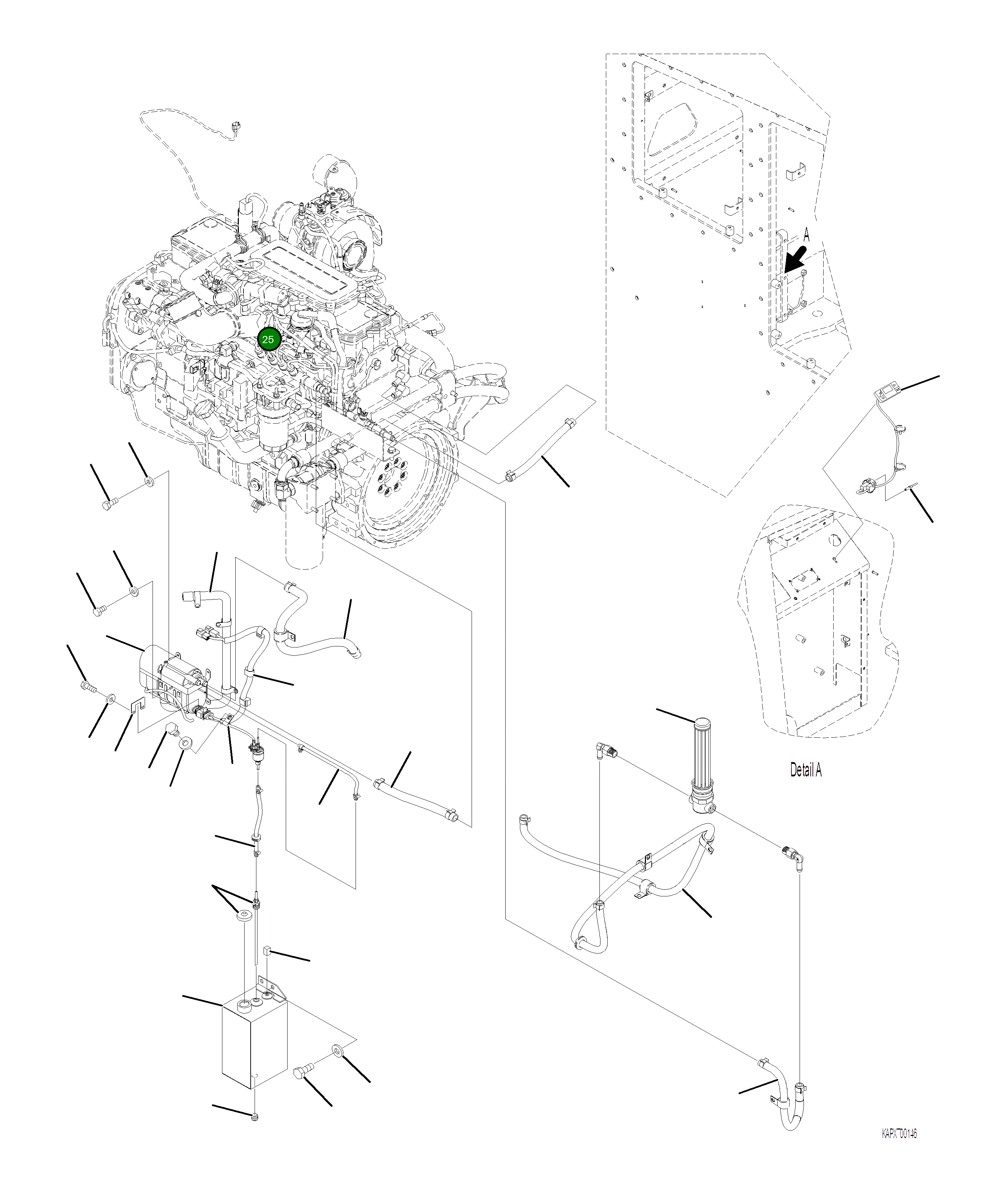 Шланг 4A1-979-2431 Komatsu