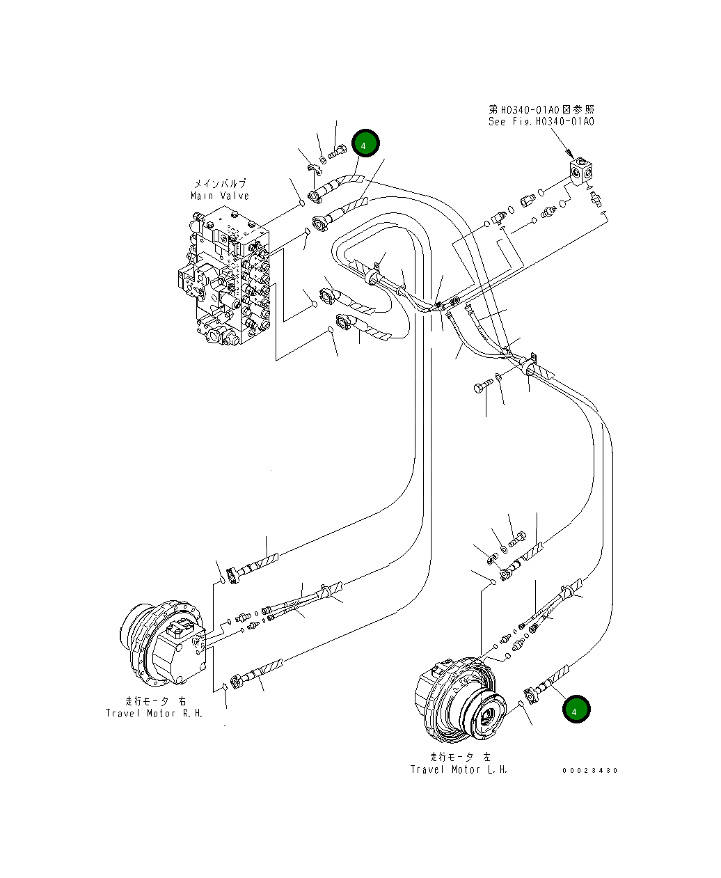 Шланг 8260-62-1230 Komatsu