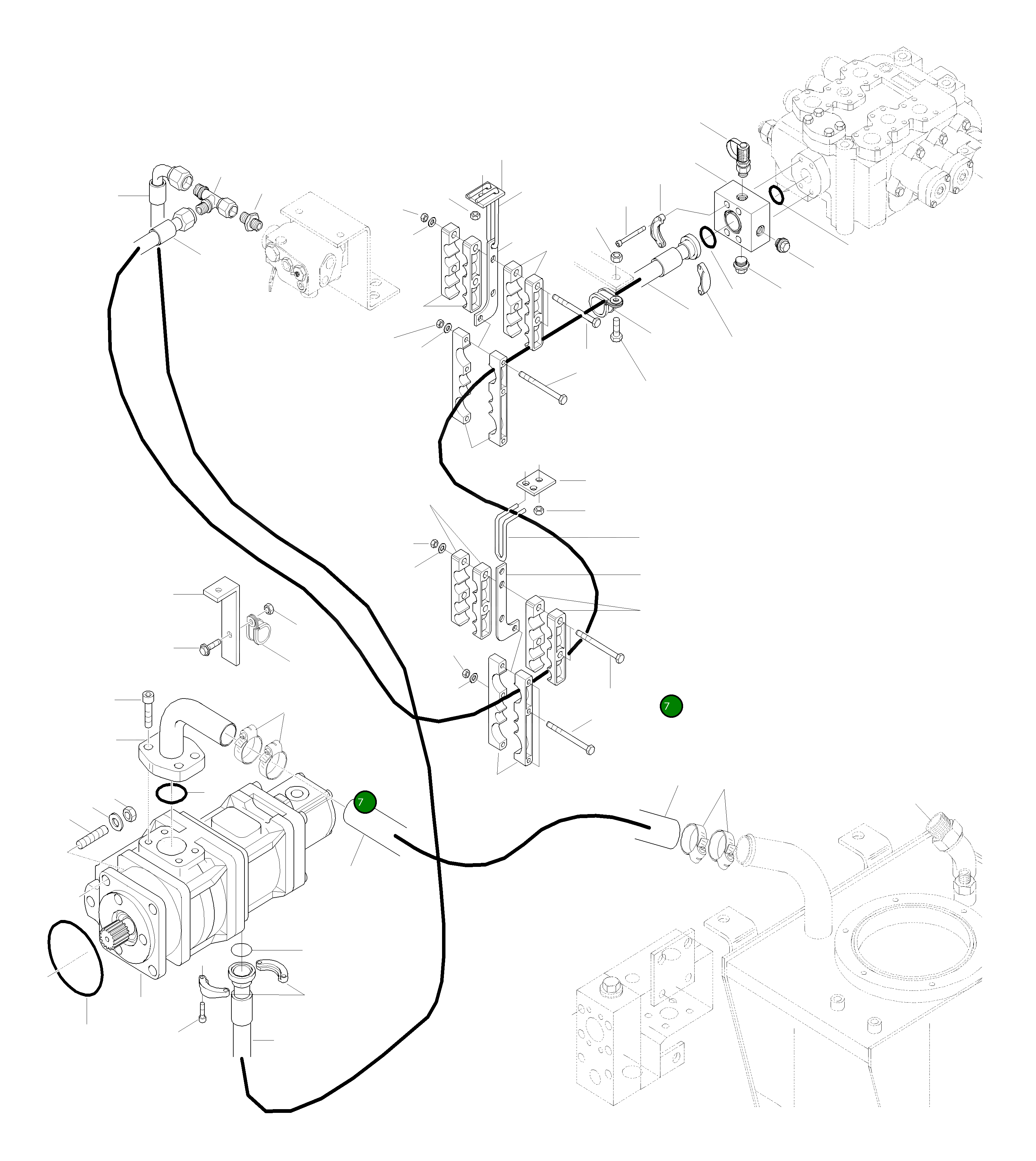 Шланг 42Y-00-H1690 Komatsu