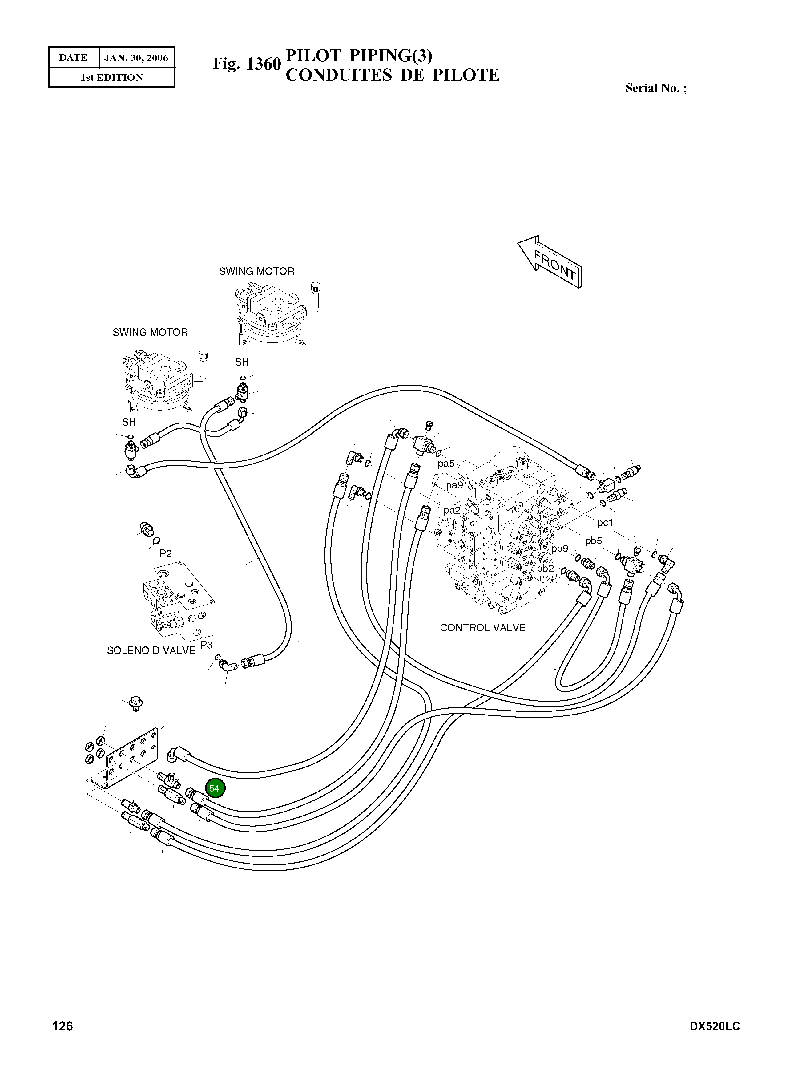 Шланг DS2094014 Komatsu
