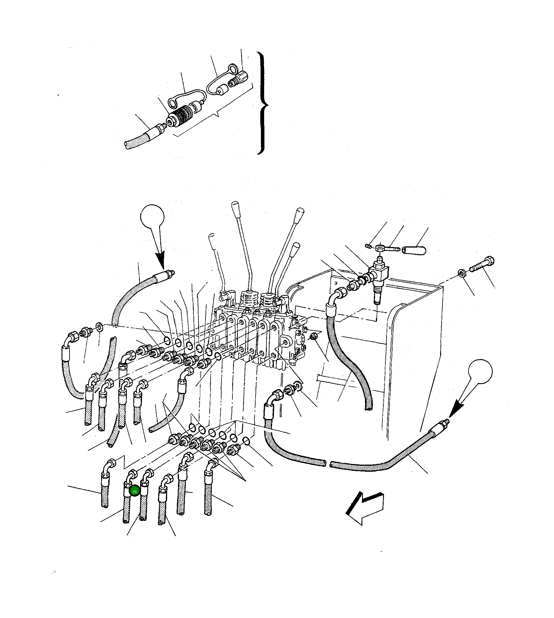 Шланг UE2000528 Komatsu