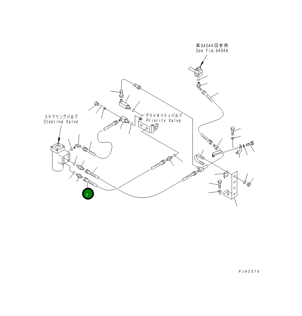 Шланг 418-62-11421 Komatsu