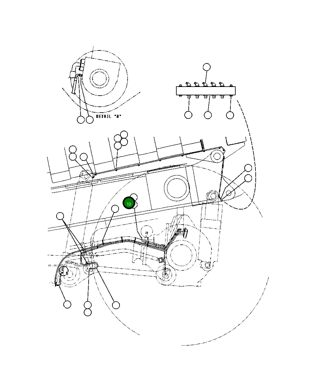 Шланг HA9423 Komatsu