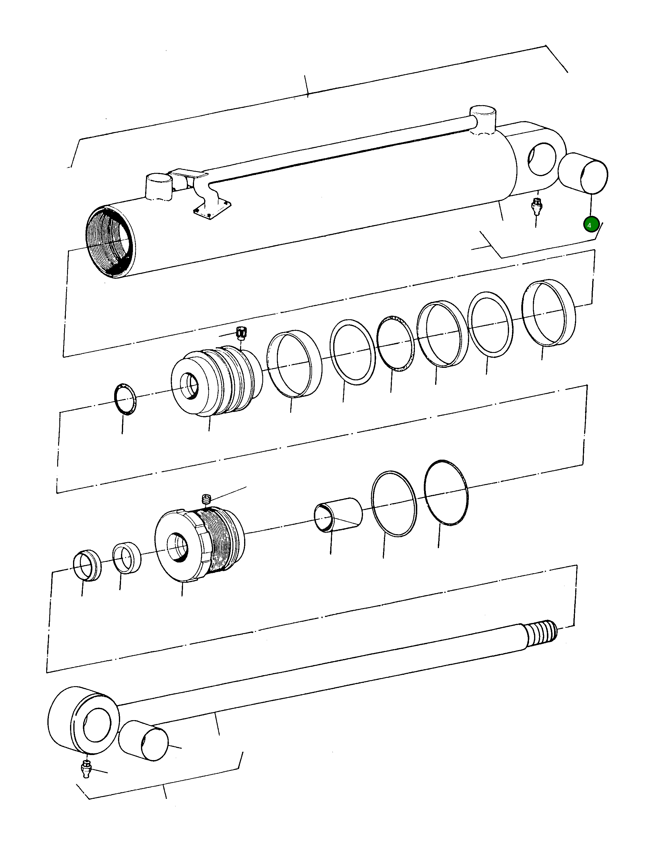 Втулка 2953193M1 Komatsu
