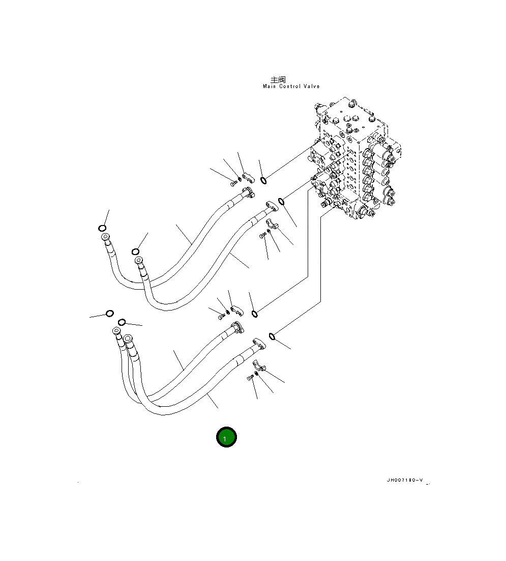 Шланг 2A5-62-12791 Komatsu