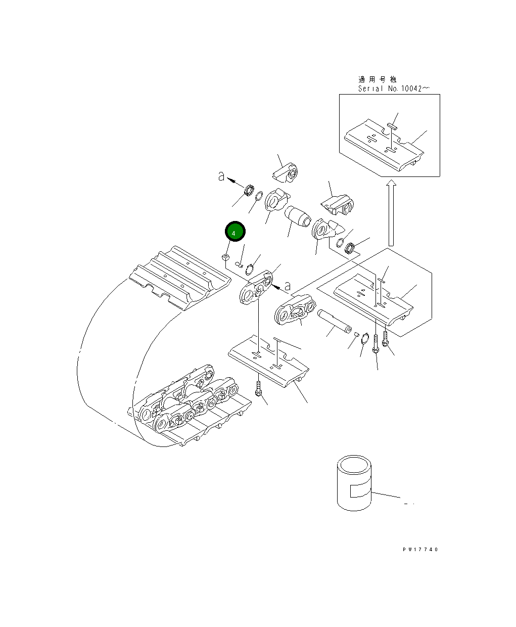 Гайка (KIT) 19M-32-11221 Komatsu