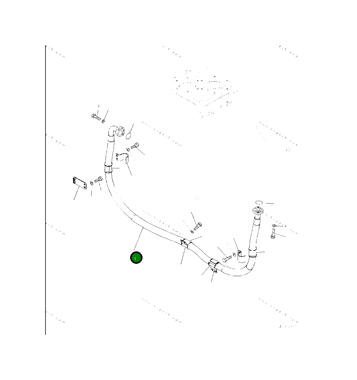 Шланг 2A5-62-25131 Komatsu