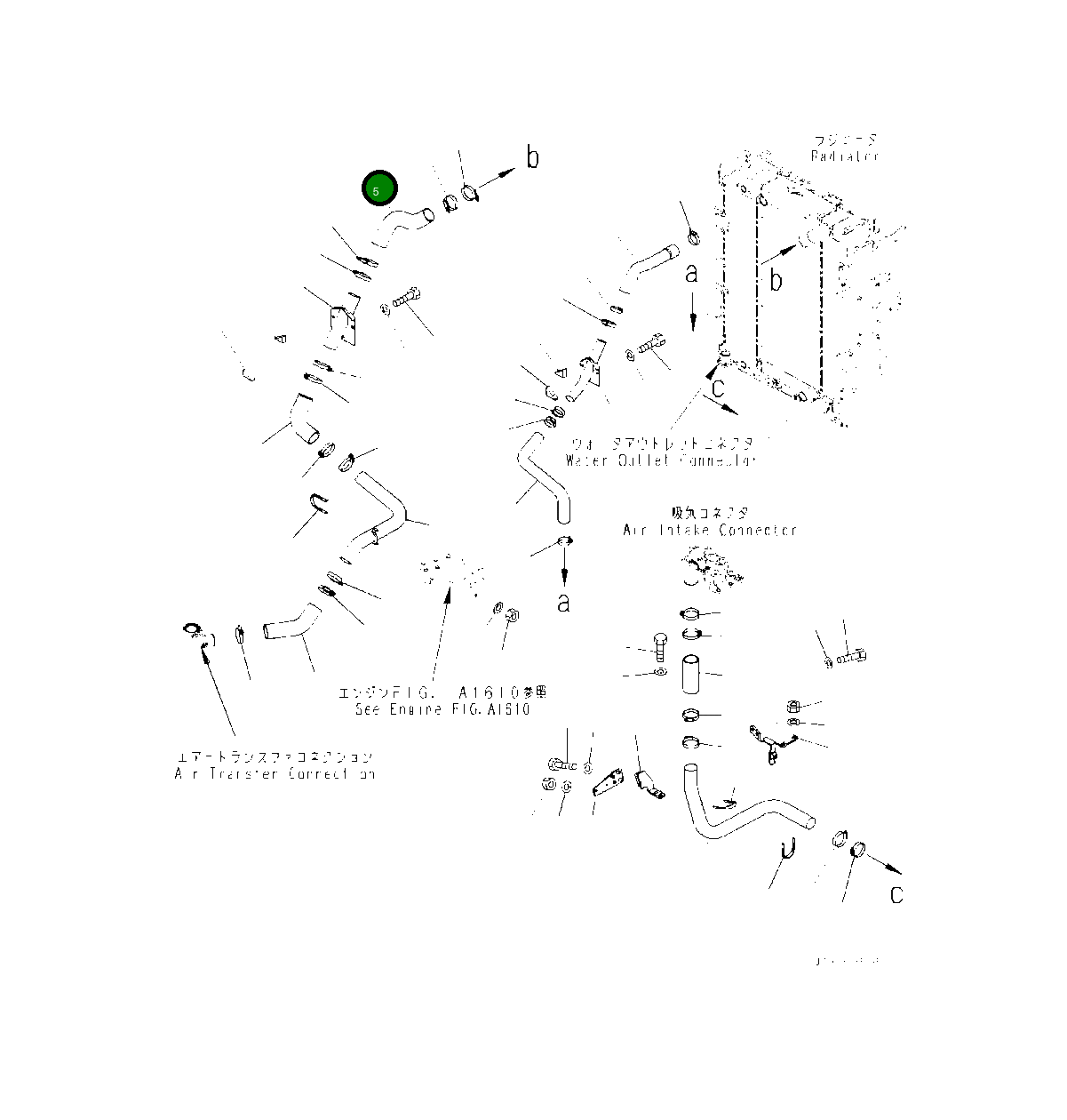 Шланг 419-03-61211 Komatsu