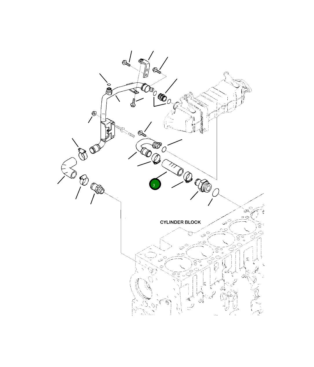 Шланг 6746-61-7150 Komatsu