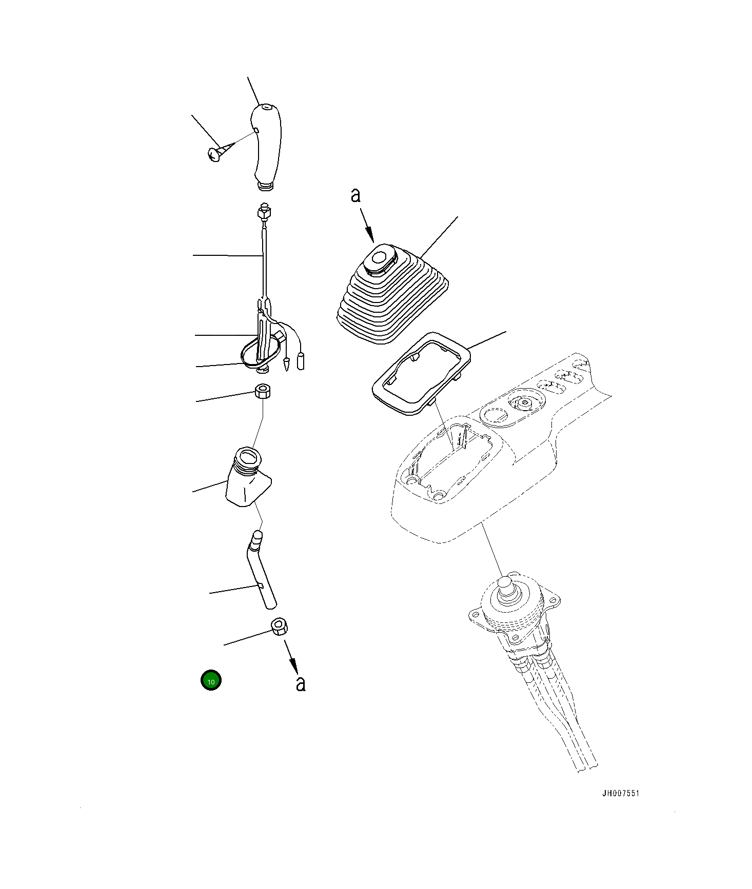 Гайка 0158211411 Komatsu
