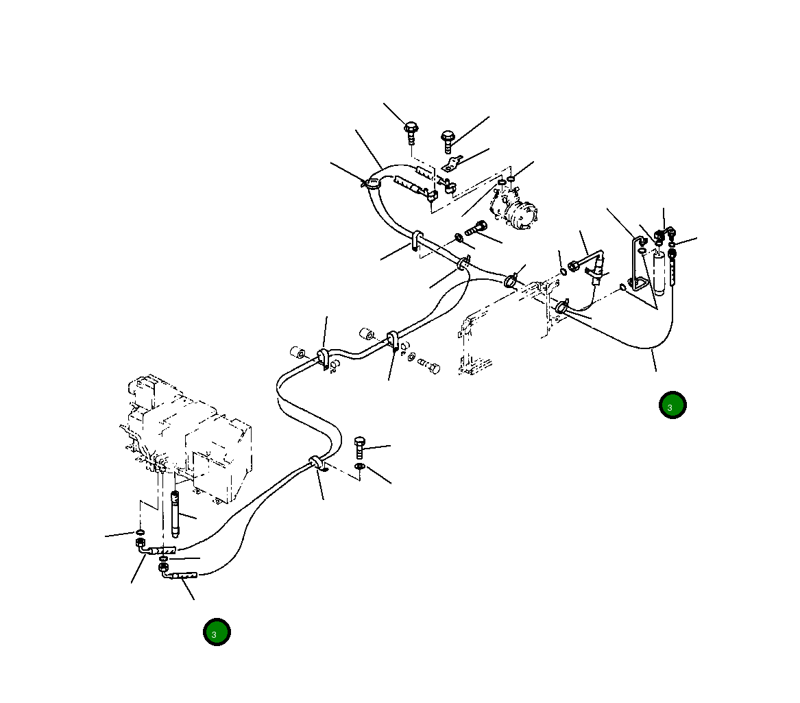 Шланг 20Y-979-3330 Komatsu