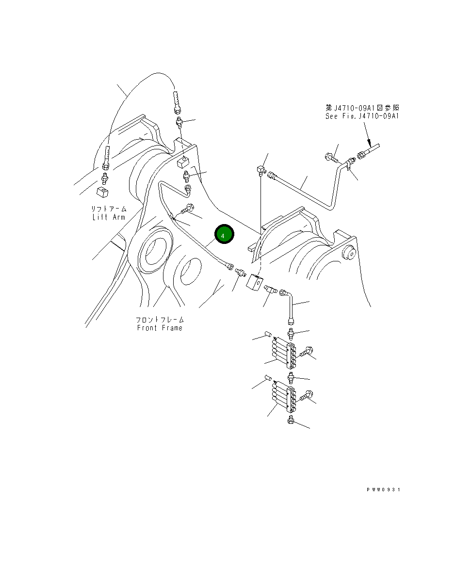 Шланг 428-S95-2440 Komatsu
