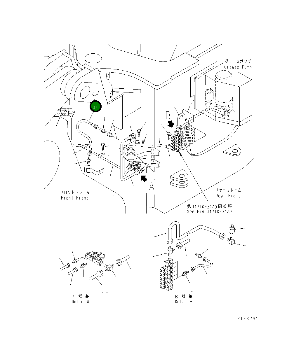 Шланг 415-62-11590 Komatsu