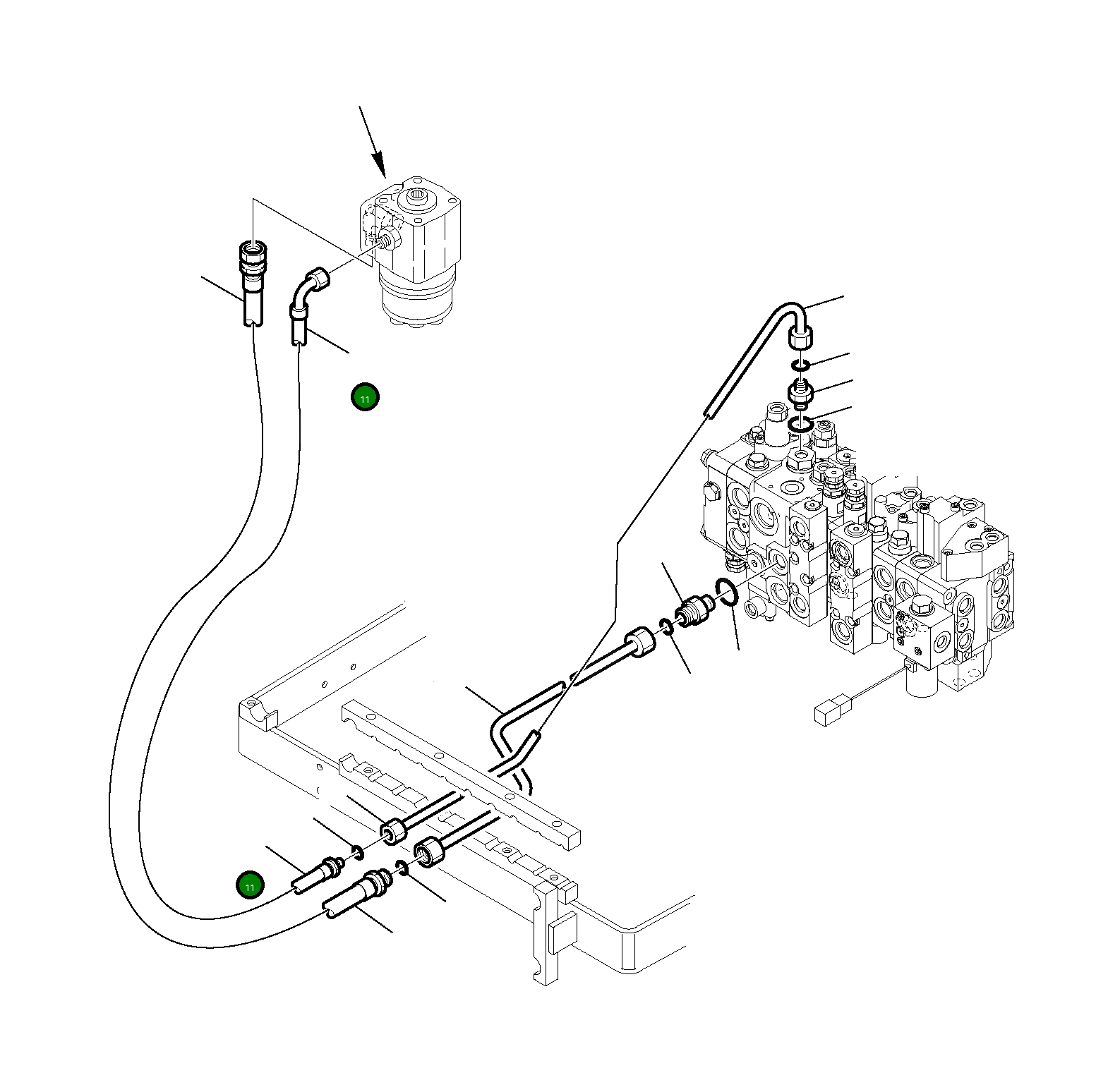 Шланг 42N-62-13591 Komatsu
