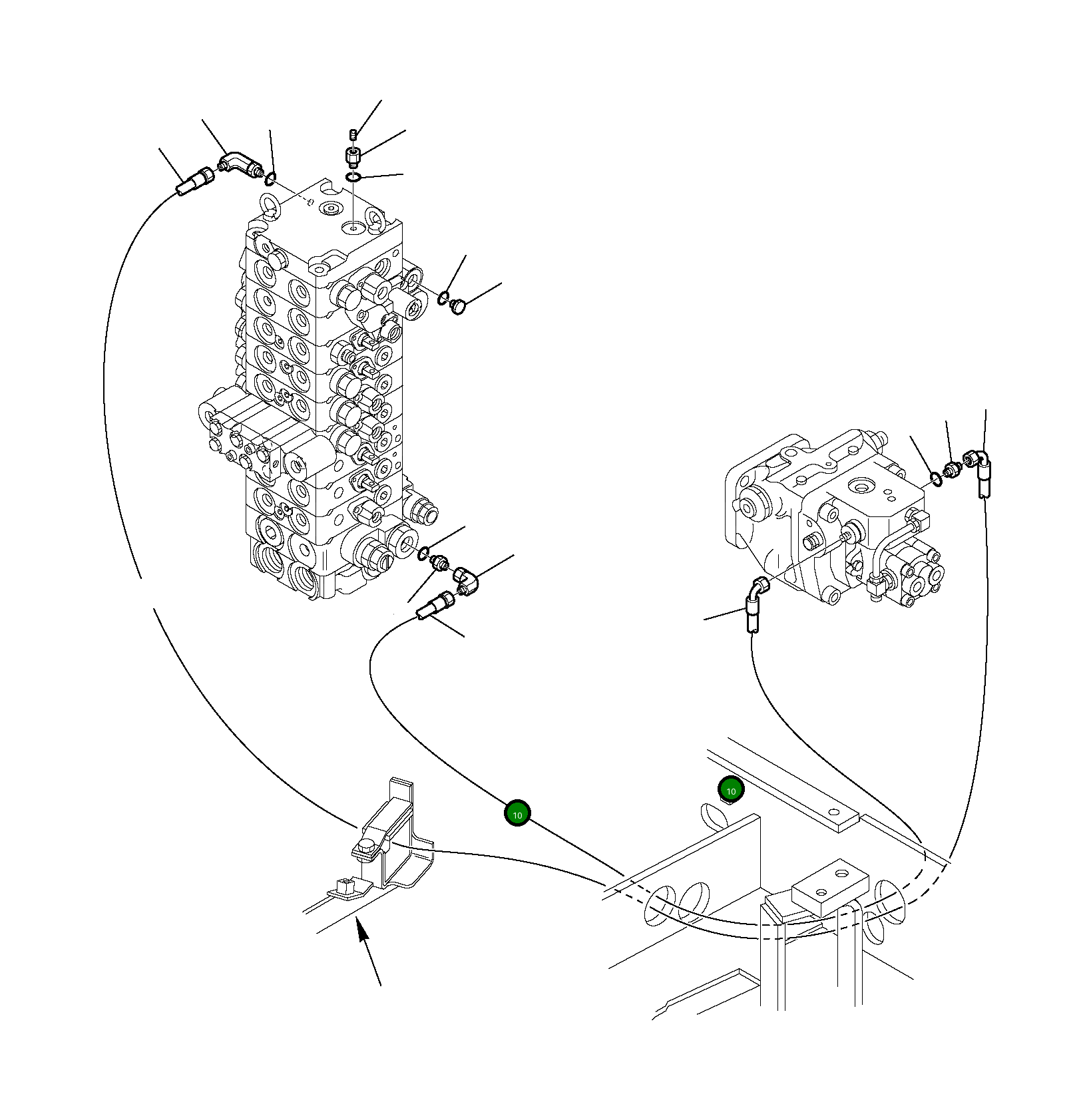 Шланг 3F3061053 Komatsu