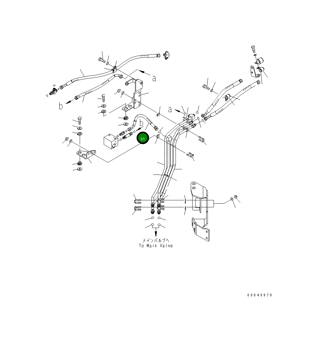 Шланг 425-62-33612 Komatsu
