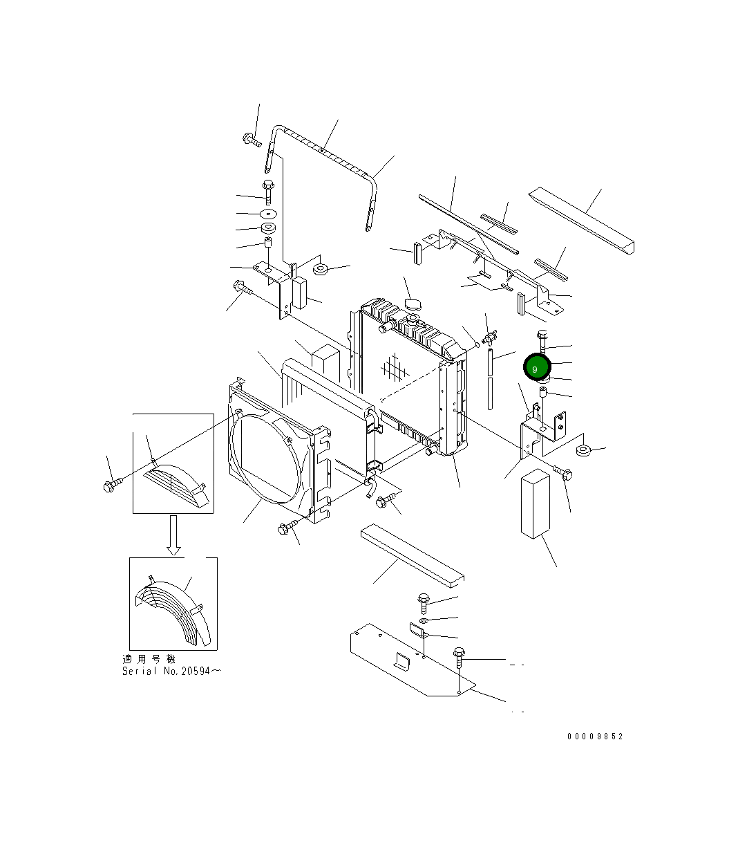 Шланг 363-03-31320 Komatsu